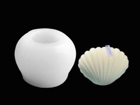 Molde silicona ostra chica 